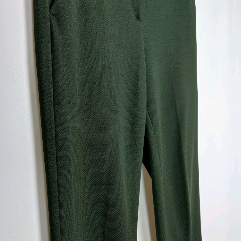Theory Dark Green Ankle Pants - Picture 7 of 8